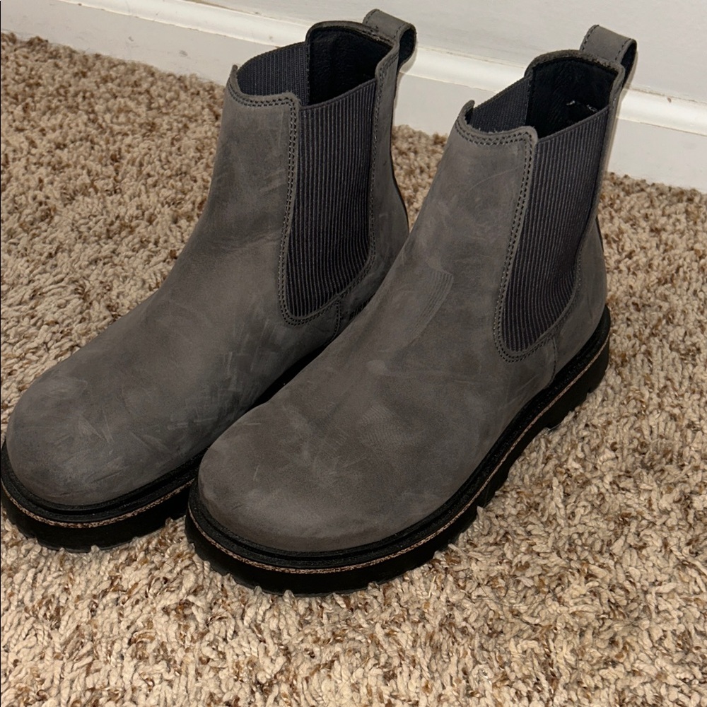 Birkenstock Charcoal Ankle Boots